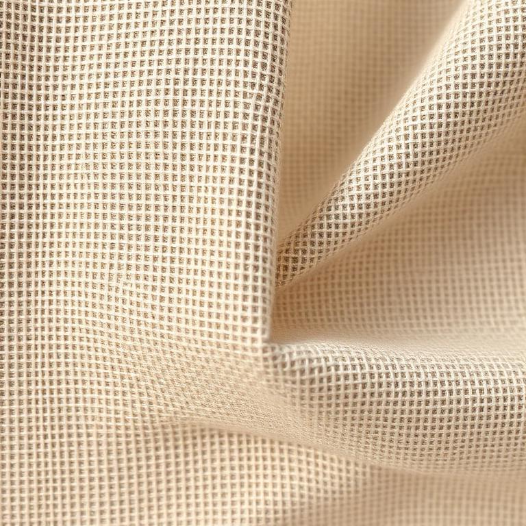 Natural undyed linen weave